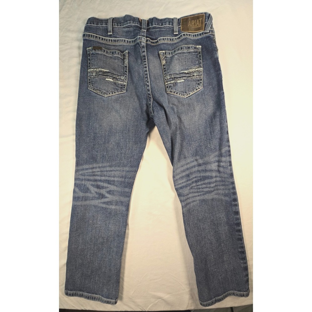 Ariat M5 Straight Fit Straight Leg Jeans Mens 36x30 Medium Wash Western Cowboy